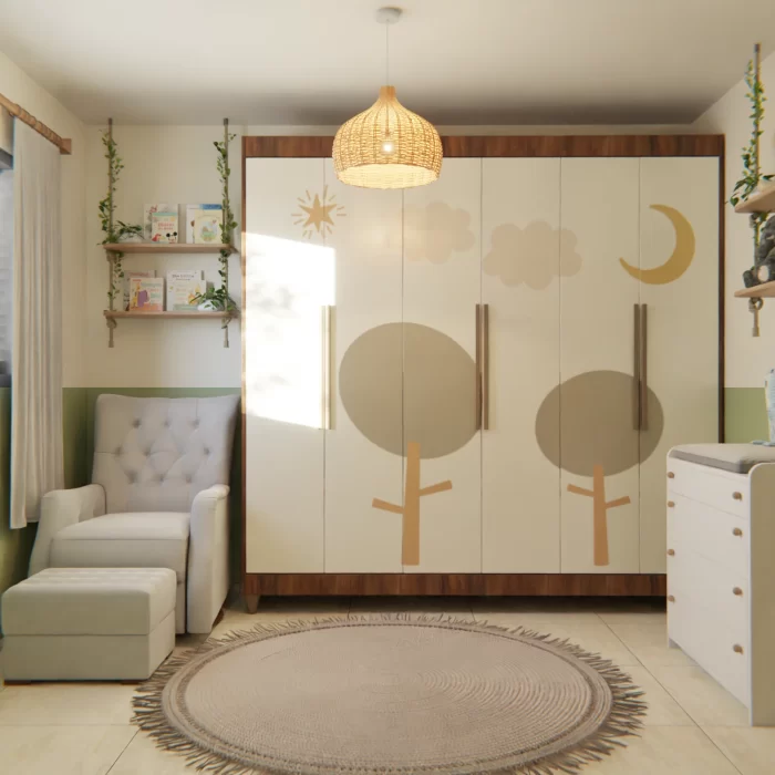 Quarto de Bebê verde
